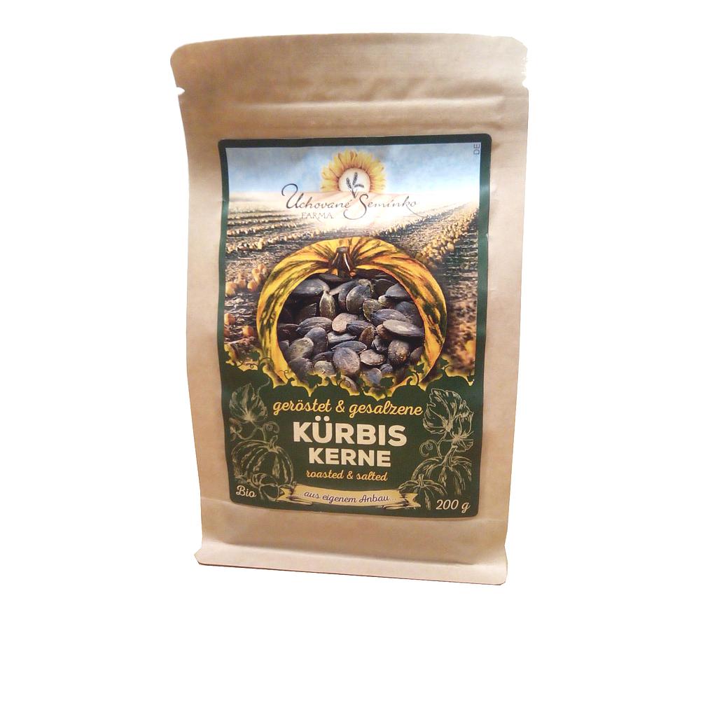 Bio Kürbiskerne, geröstet &amp; gesalzen – 200g